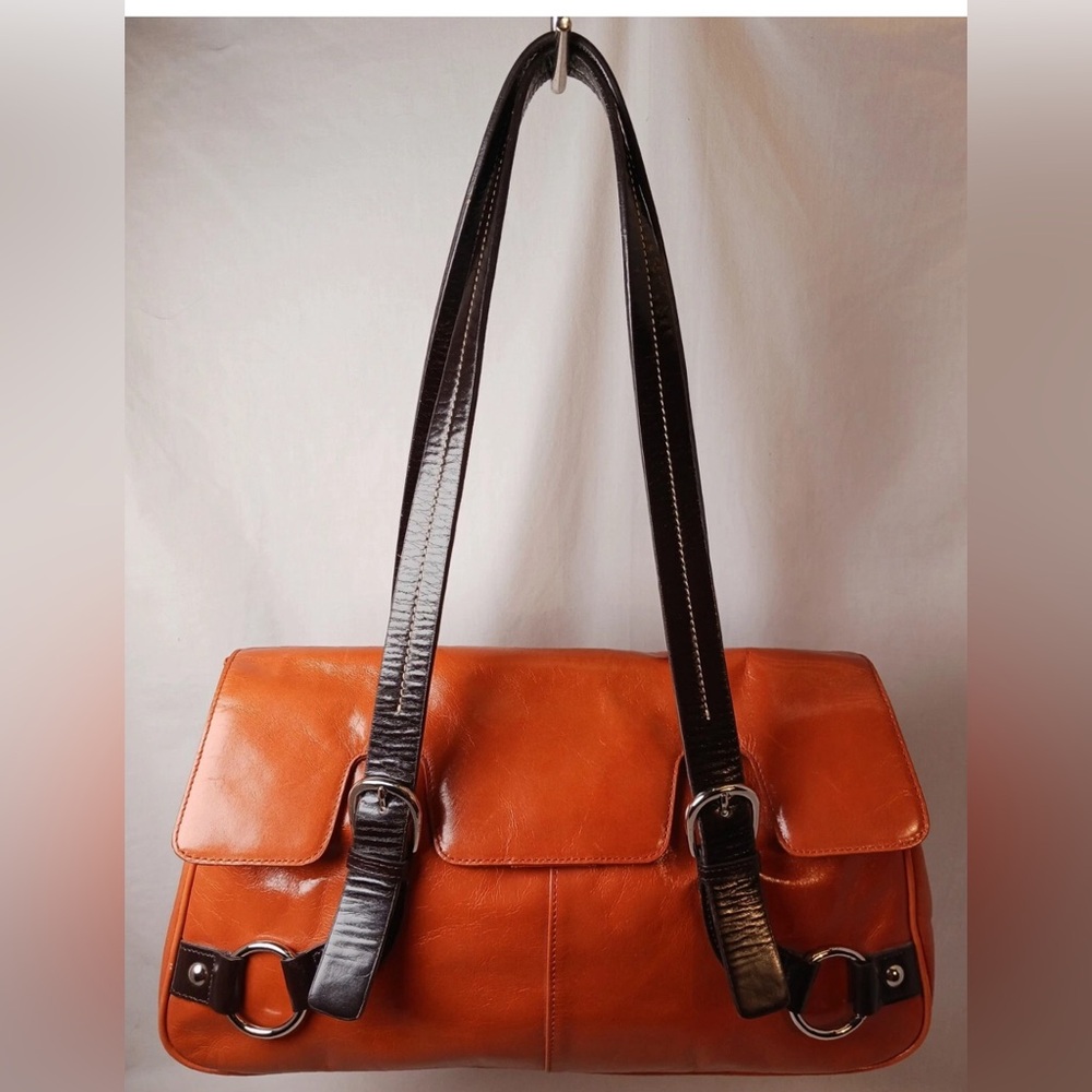 Kate Landry Elegant Tan Leather Women's Bag